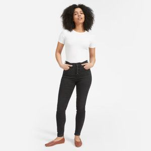 Everlane Petite Authentic Stretch High-Rise Skinny Button Fly